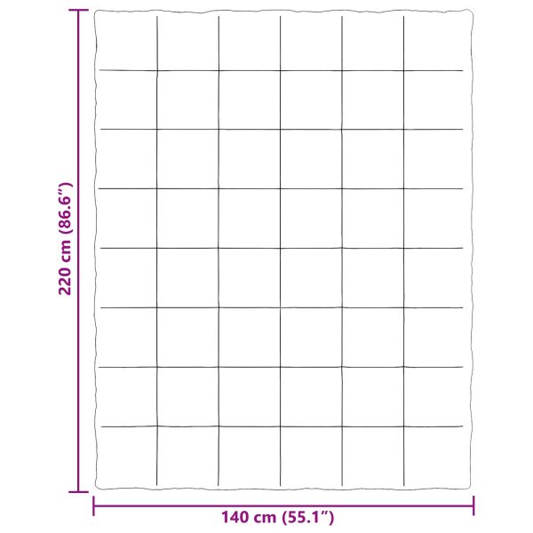Пълно годишно юрганче Патичено Крем 140 x 220 cm Микрофибър