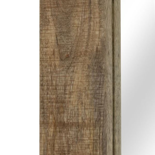 Огледало, мангово дърво масив, 50x80 см