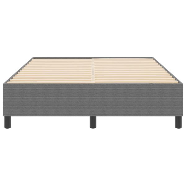 Платформено легло Светлосиво 140 x 200 cm Кордюрова тъкан