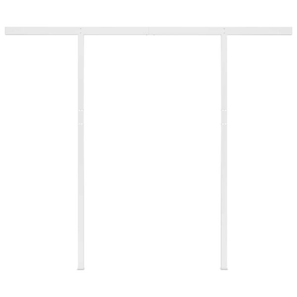 Автоматично прибиращ се сенник с прътове 3,5x2,5 м антрацит