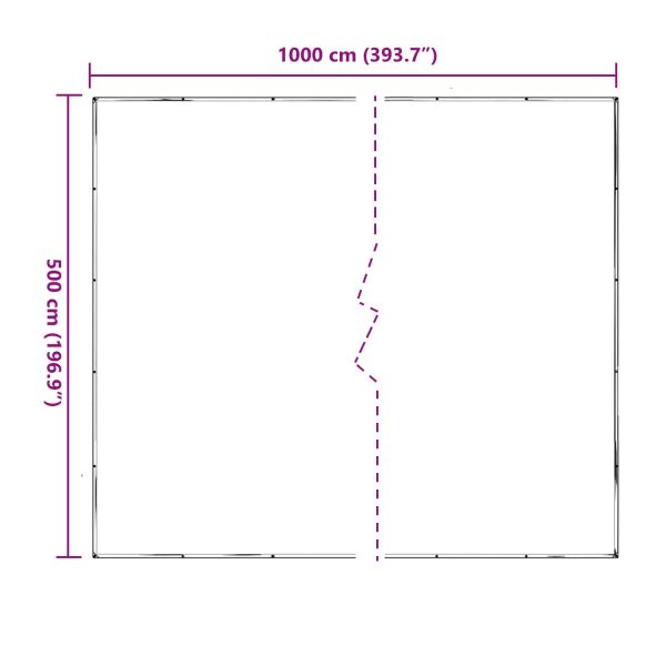 Покритие за растения Прозрачен 5 x 10 m ПЕ