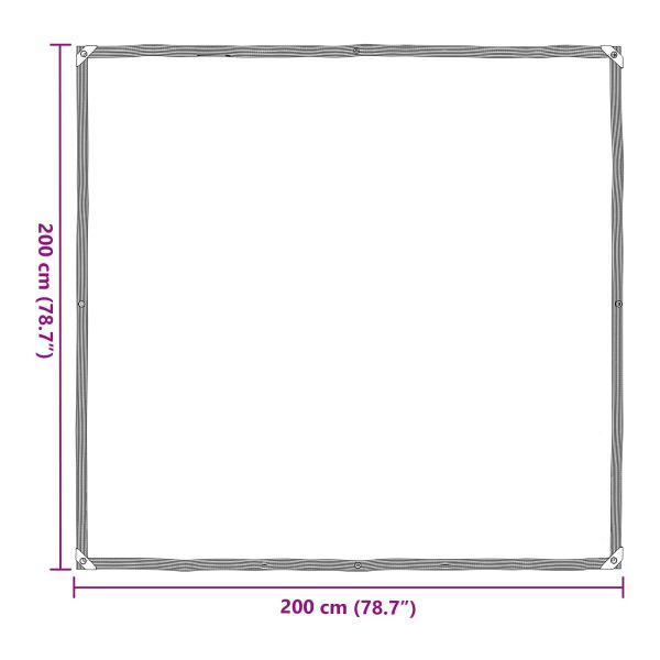 Покритие за растения Прозрачен 2 x 2 m ПЕ