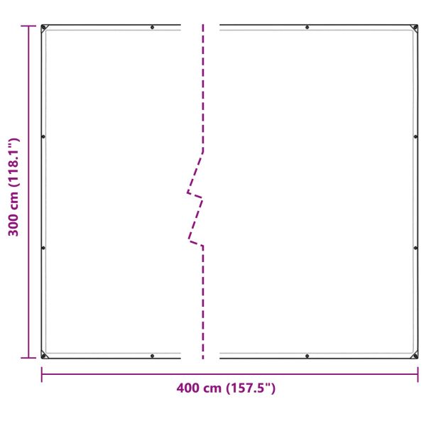 Покритие за растения Прозрачен 3 x 4 m ПВЦ