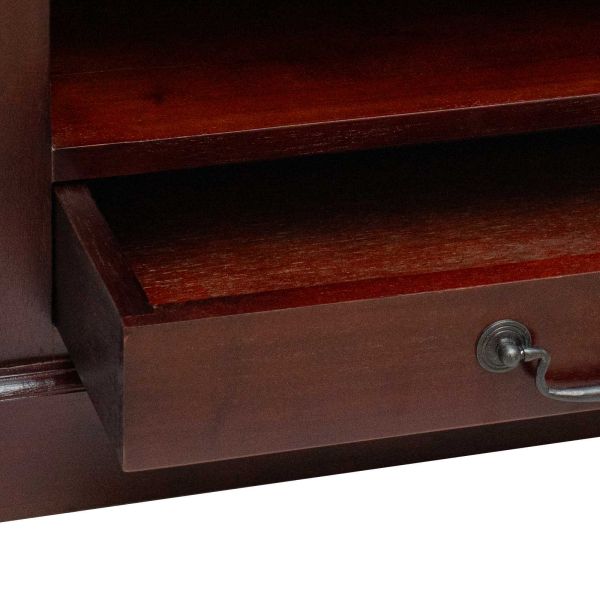 Ъгловшкафзателевизор с чекмедже Кафяво 79 x 40 x 46 см