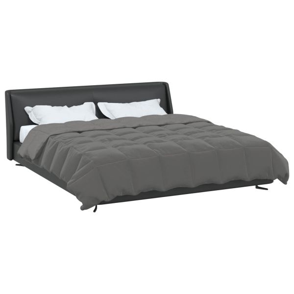 Летен юрган Патичено Светлосиво 220 x 240 cm Микрофибър