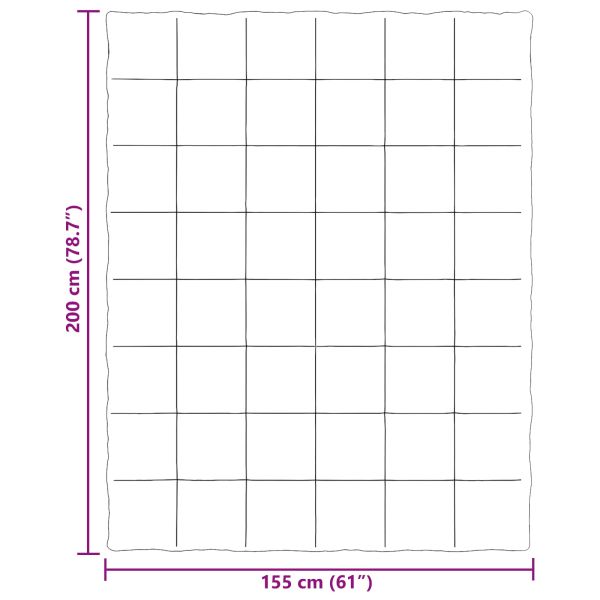 Пълно годишно юрганче Патичено Зелен 155 x 200 см Микрофибър