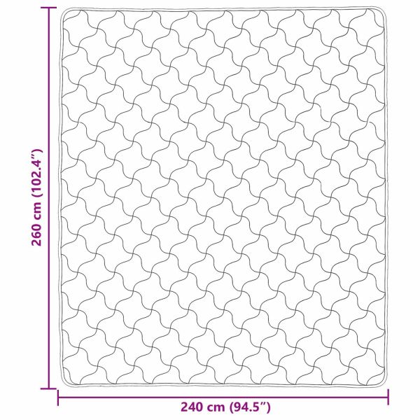 Летен юрган Розово 240 х 260 см Микрофибър и тедди флийс