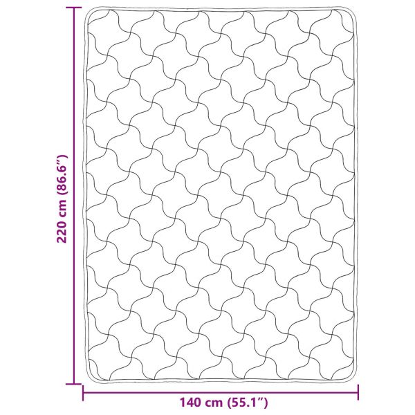 Пълно годишно юрганче Патичено Светлосиво 140 x 220 cm