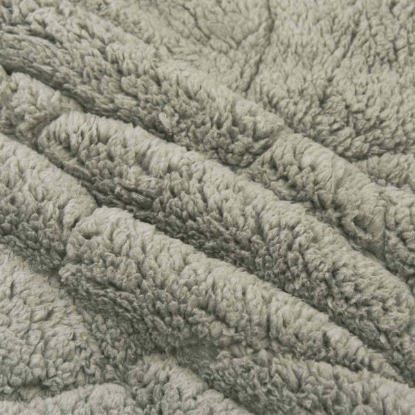 Пълно годишно юрганче Патичено Светлосиво 155 x 220 cm