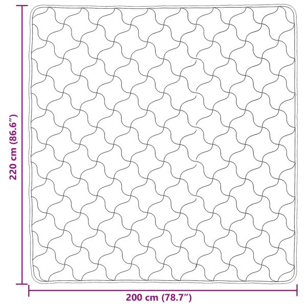 Пълно годишно юрганче Патичено Таупе 200 x 220 cm