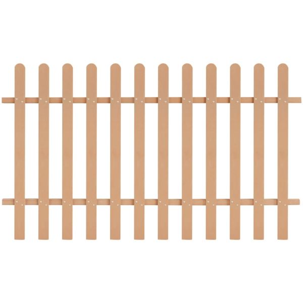 Дъсчена ограда, WPC, 200x120 см