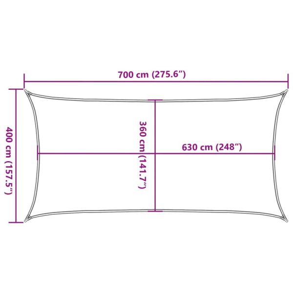 Платно-сенник, 160 г/м², кремаво, 4x7 м, HDPE