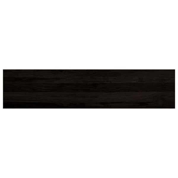 Стълбищни стъпала, 16 бр, тъмнокафяви, 110x30x2 см, дъб масив
