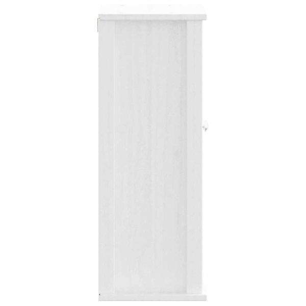 Шкаф за баня "BERG", бял, 40x27x71,5 см, бор масив