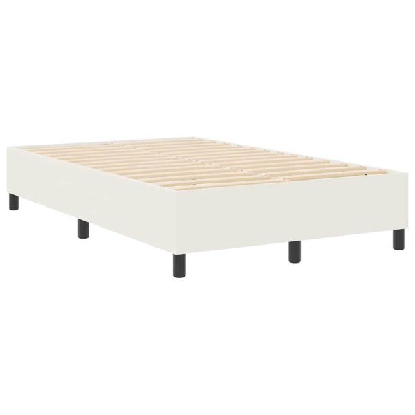 Платформено легло Крем 120 x 190 cm Кордюрова тъкан
