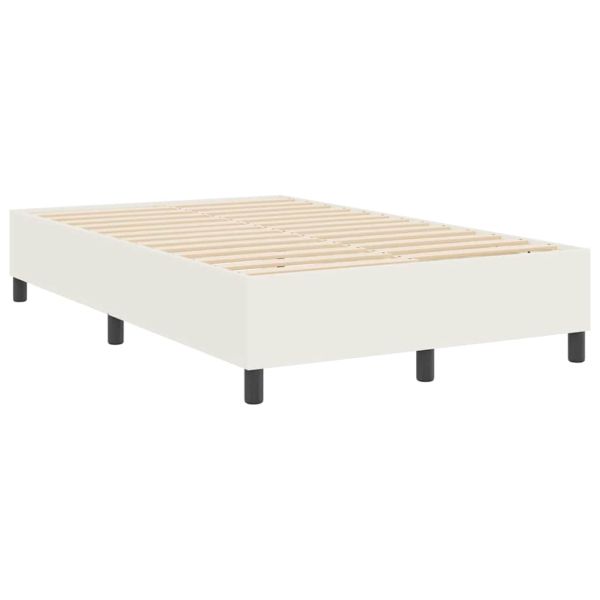 Платформено легло Крем 120 x 190 cm Кордюрова тъкан
