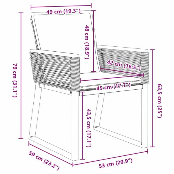 Комплект за хранене в градината 7 pcs Черно
