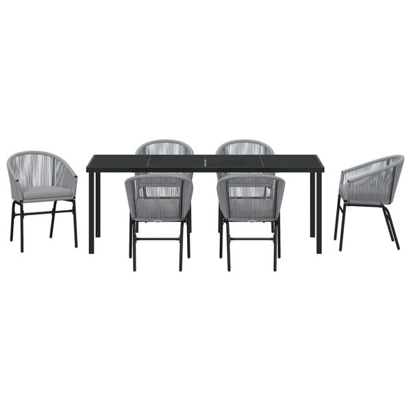 Комплект за хранене в градината 7 pcs Антрацит