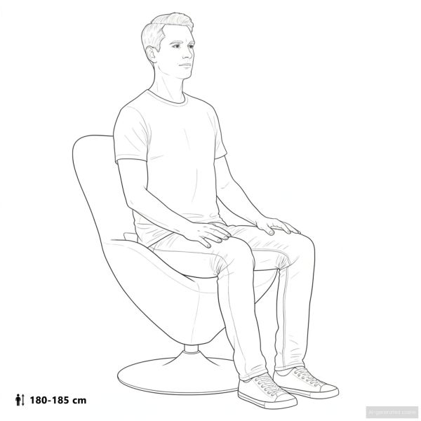 Яйцевиден стол с столче Виненочервен Кадифе