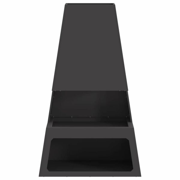 Огнище Черно 60 x 35 x 100 см Стомана