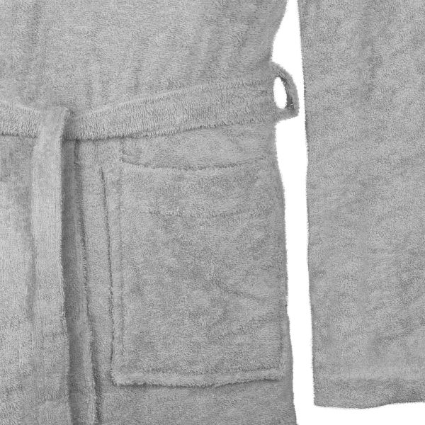 Халат за баня KINN Сив M Памук