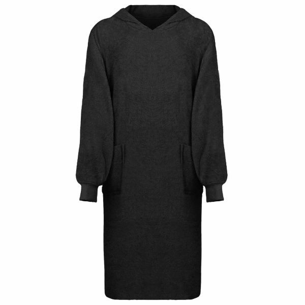 Одеяло с качулка KINN Черно XL Памук