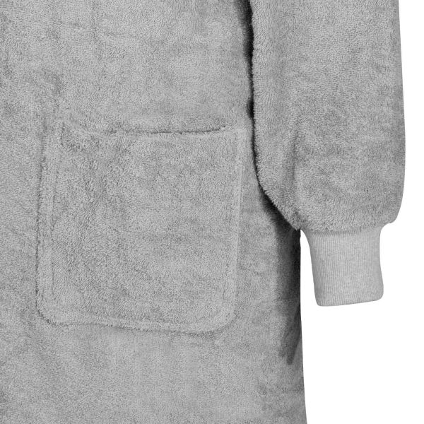 Одеяло с качулка KINN Сив XXL Памук