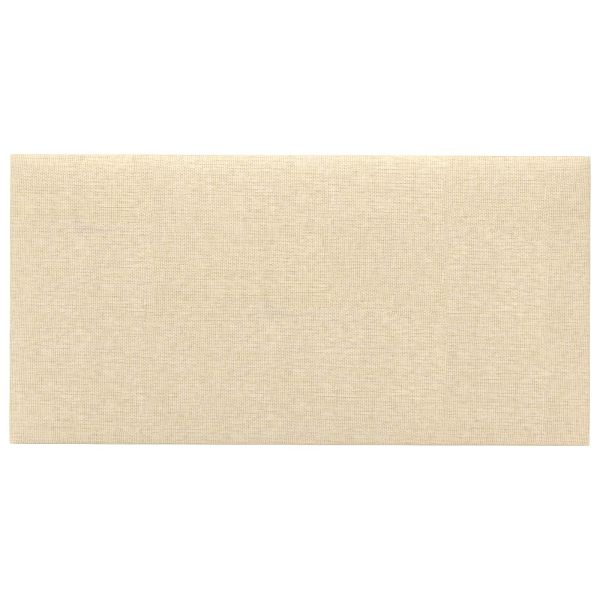 Стенно табло за легло 12 бр. 30 x 15 cm Крем текстил