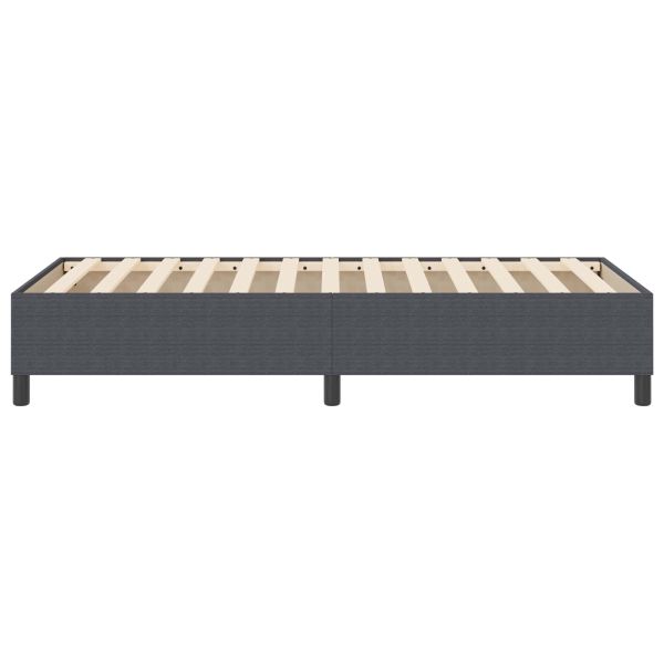 Платформено легло Тъмен сив 90 x 200 cm Кордюрова тъкан