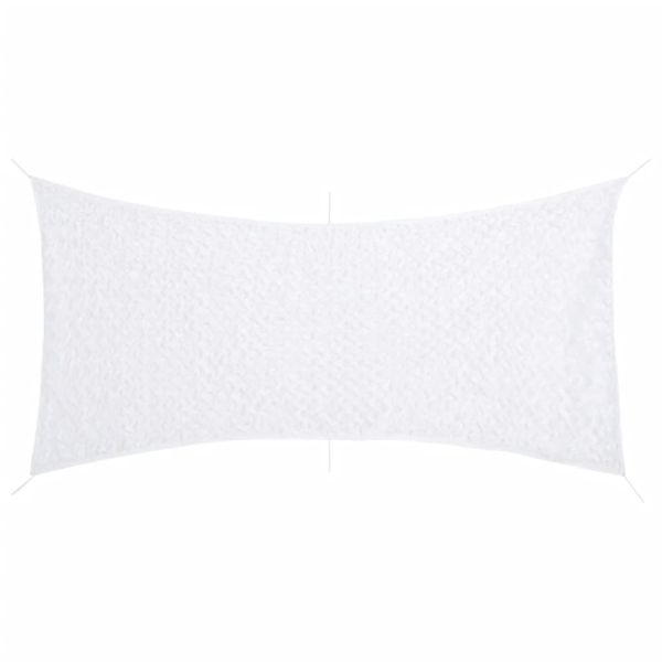 Камуфлажна мрежа с чанта за съхранение, 506x279 см, бял