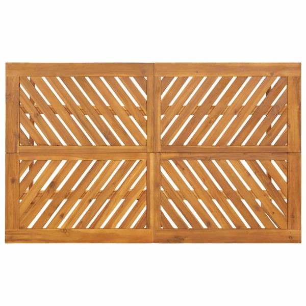 Комплект за хранене в градината 7 pcs Кафяво