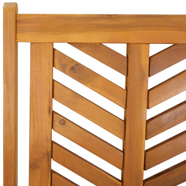 Градински стол 6 pcs Кафяво 57 x 72 x 109 см