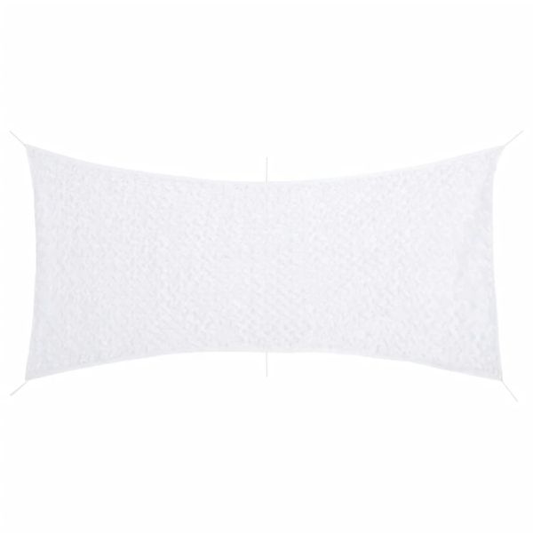 Камуфлажна мрежа с чанта за съхранение, 410x285 см, бял