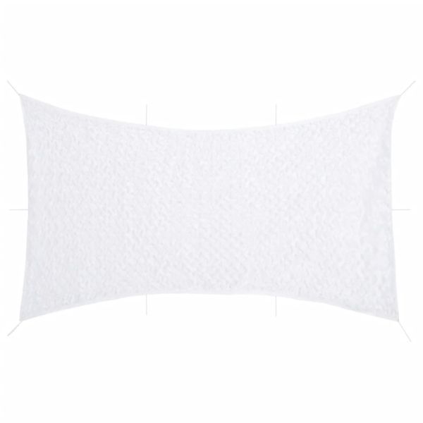 Камуфлажна мрежа с чанта за съхранение, 618x512 см, бял