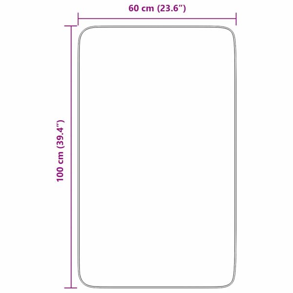 Шаги килим с дълъг косъм, NAVARRA, прашно розов, 60x100 см