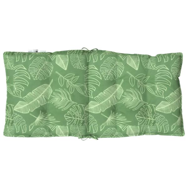 Възглавници за стол ниска облегалка 2 бр на листа Оксфорд плат