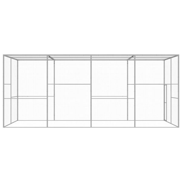 Клетка за котки 6x3x2,5 м поцинкована стомана