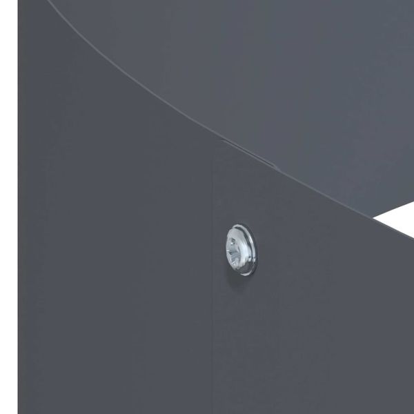 Градинска саксия Антрацит 90 x 90 x 20 см