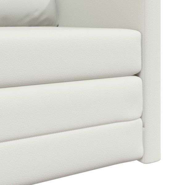 Диван легло 60cm Бяло Изкуствена