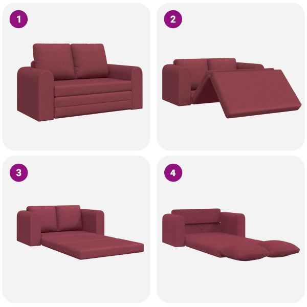 Диван легло 60cm Виненочервен текстил
