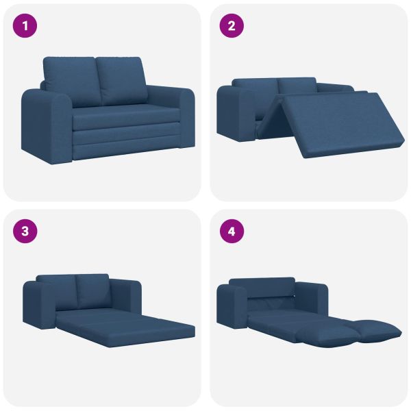 Диван легло 60cm Синьо текстил