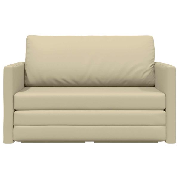 Диван легло 110cm Крем Изкуствена