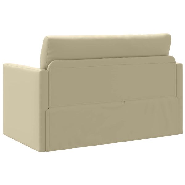 Диван легло 110cm Крем Изкуствена