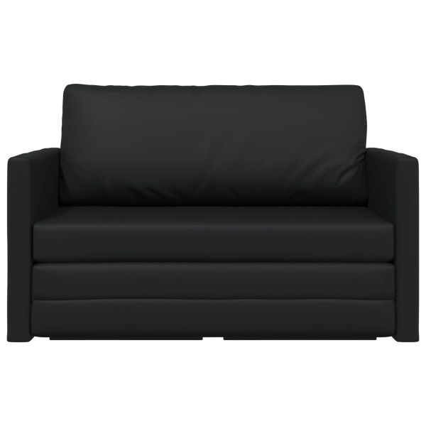 Диван легло 110cm Черно Изкуствена