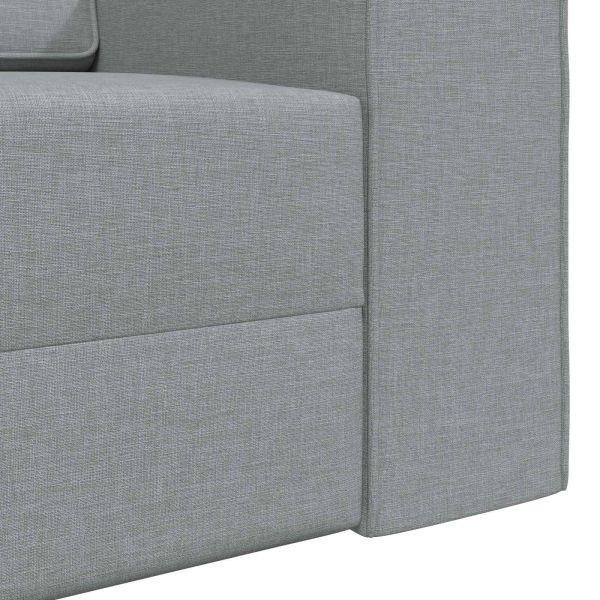 Диван легло 200cm Светлосиво текстил