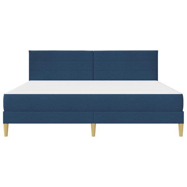 Рамка за легло Синьо 200 x 200 cm Полиестер