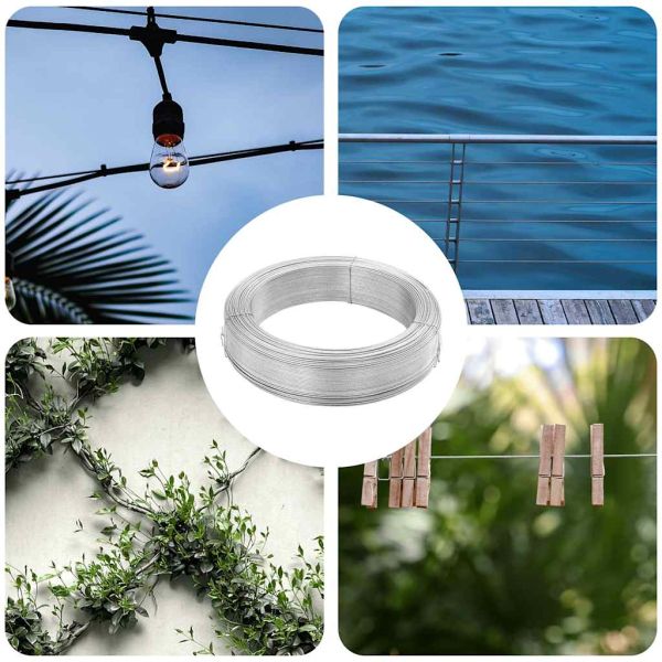 Тел за привързване на ограда 250 м 2 мм стомана