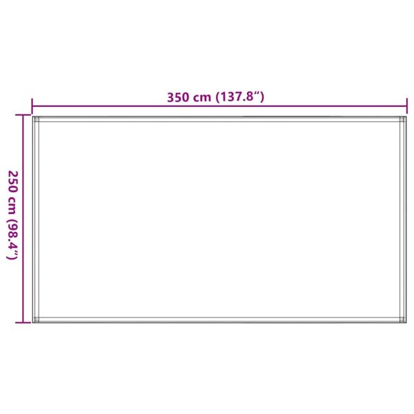 Килим за палатка, 250x350 см, тъмнозелен