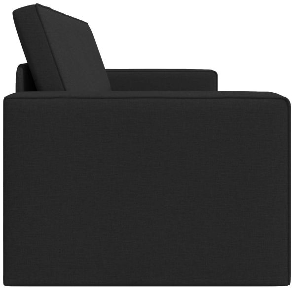 Диван легло 200cm Черно текстил