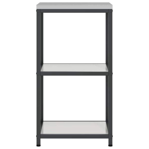 Съхранение в кухнята с рафт Сребрист 60 x 50 x 92 см Стомана